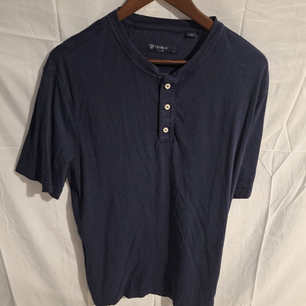Cremieux Vintage Men's Short Sleeves T-Shirt Large Loose Fit  Cotton, Black
